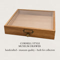 Cornell Style Museum Collection Drawer | Handmade Hardwood Entomology Storage Drawer