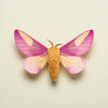 Dryocampa rubicunda Pinned Specimen – HYPER PINK VARIATION Rosy Maple Moth