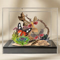 Sphingicampa & Hemileuca Desert Moth Trio Diorama – Natural History Display 6x8x6 Acrylic