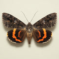 Catocala ilia Pinned Specimen – Wings Spread Ilia Underwing Moth