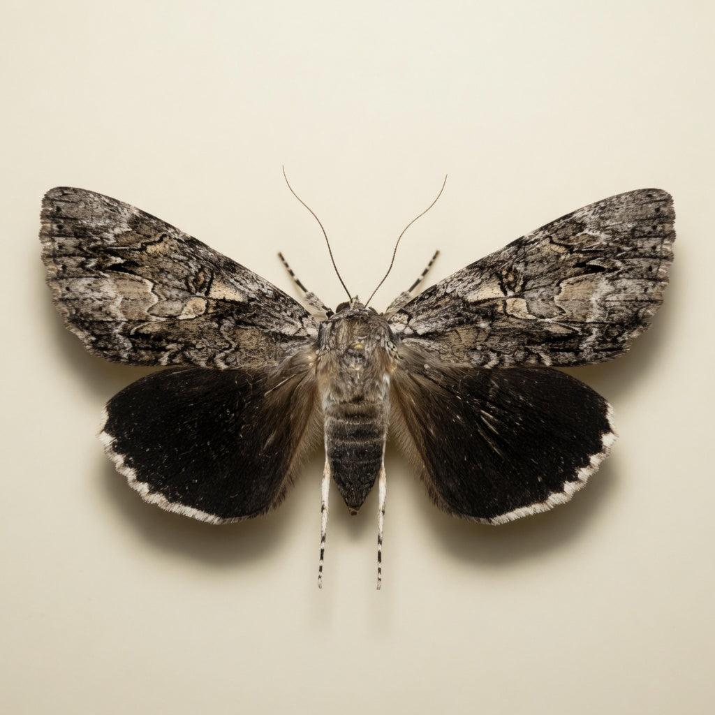 Catocala retecta Pinned Specimen – Wings Spread Retect Underwing Moth (Copy)