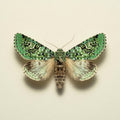 Feralia comstocki Pinned Specimen – Wings Spread Comstock’s Sallow Moth
