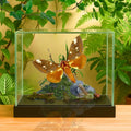 Citheronia regalis Royal Walnut Moth Diorama – Natural History Display 6x8x6 Acrylic