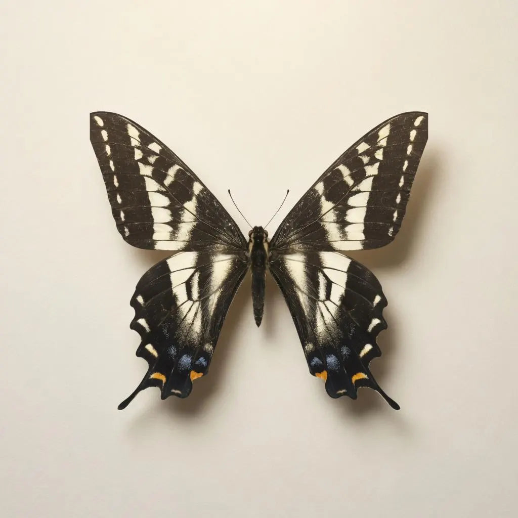 Papilio eurymedon Pinned Specimen – Wings Spread Pale Swallowtail